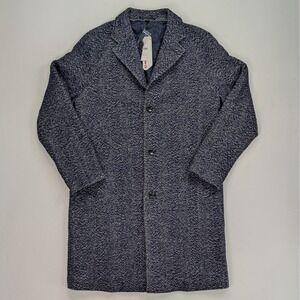 J.Crew Ludlow Primaloft Wool Topcoat Navy Herringbone Men's 42 NWT